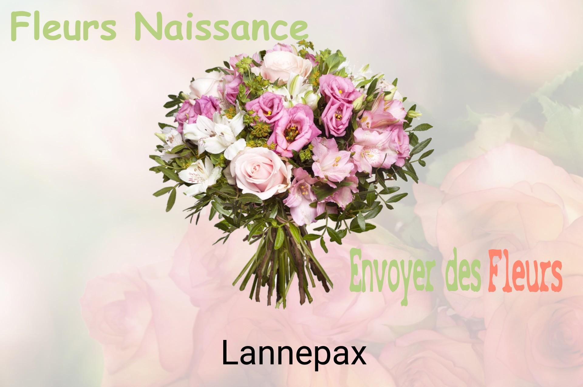 Bouquet de fleurs de naissance livré à Lannepax